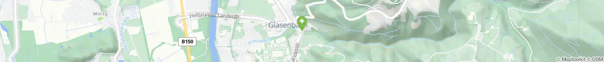 Kartendarstellung des Standorts für Nautilus Apotheke in 5061 Elsbethen-Glasenbach